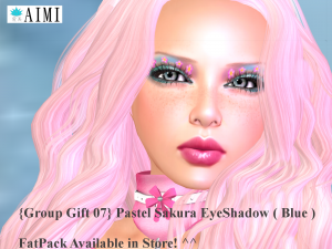 Fashion EyeShadow Pastel Sakura Blue Group Gift by {AIMI} SKIN