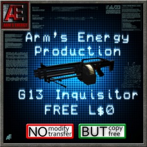 Arm's Energy G13-Inquisitor 1.5 by fox2004 Avril - Teleport Hub - teleporthub.com
