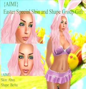 Easter Month Special Edition Skin & Shape Group Gift by {AIMI} SKIN - Teleport Hub - teleporthub.com
