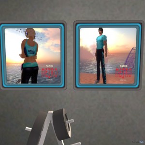 Gym Outfit for Male and Female by PARIS Metro Couture - Teleport Hub - teleporthub.com