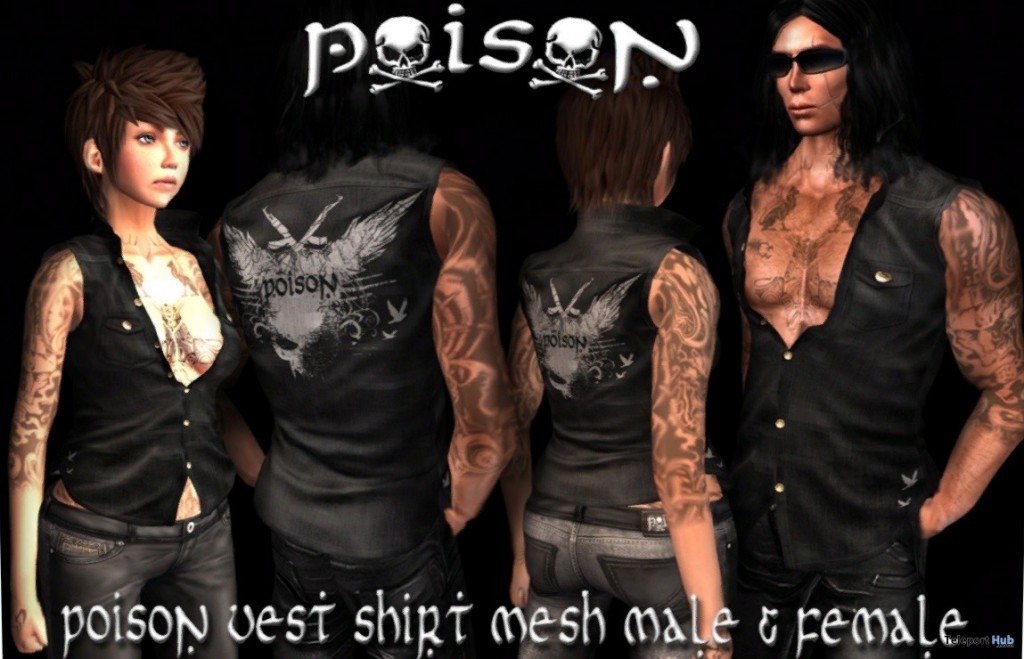 Unisex Poison Vest Group Gift by Poison - Teleport Hub - teleporthub.com