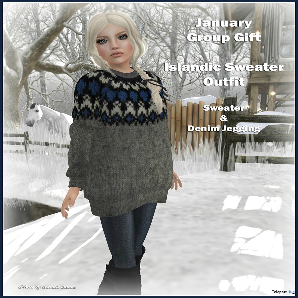 Islandic Sweater Outfit January 2015 Group Gift by FA CREATIONS - Teleport Hub - teleporthub.com