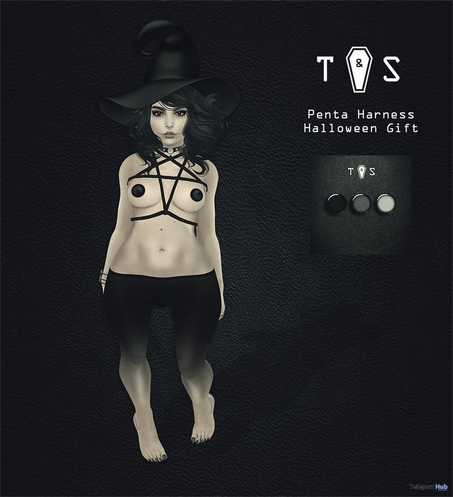 Penta Harness with HUD Halloween Gift by Tales & Stories - Teleport Hub - teleporthub.com