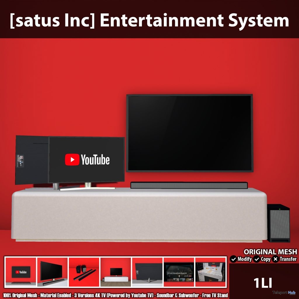 New Release: Entertainment System by [satus Inc] - Teleport Hub - teleporthub.com