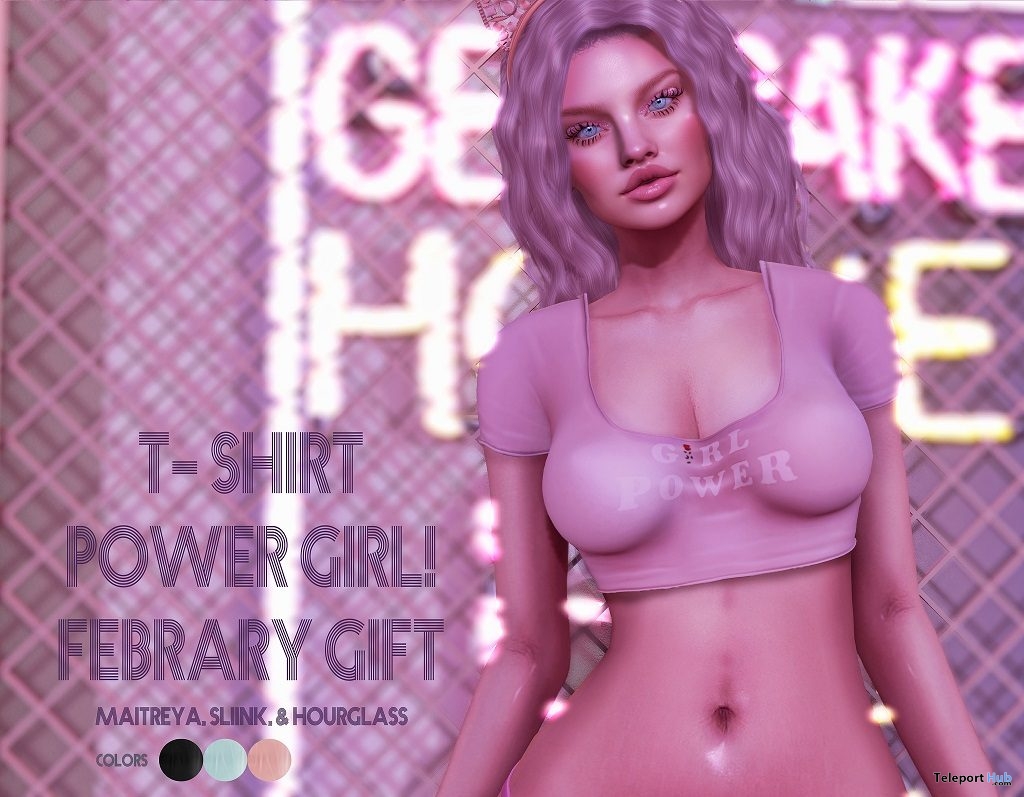 Power Girl T-Shirt February 2019 Group Gift by Una - Teleport Hub - teleporthub.com
