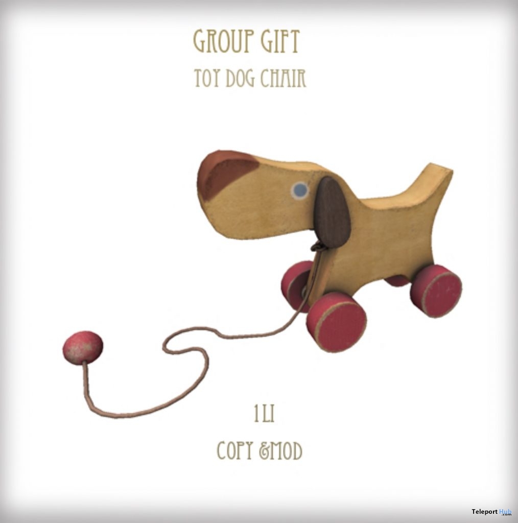 Toy Dog Chair February 2019 Group Gift by D-LAB - Teleport Hub - teleporthub.com