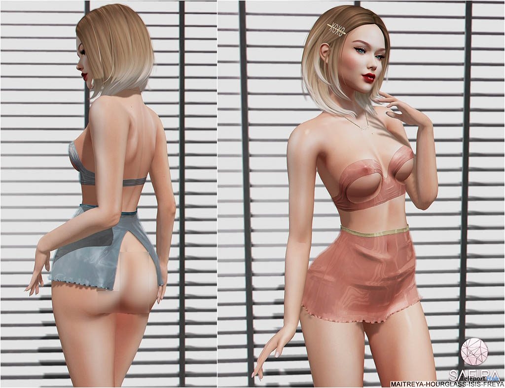 Elvie Outfit April 2019 Group Gift by Safira - Teleport Hub - teleporthub.com