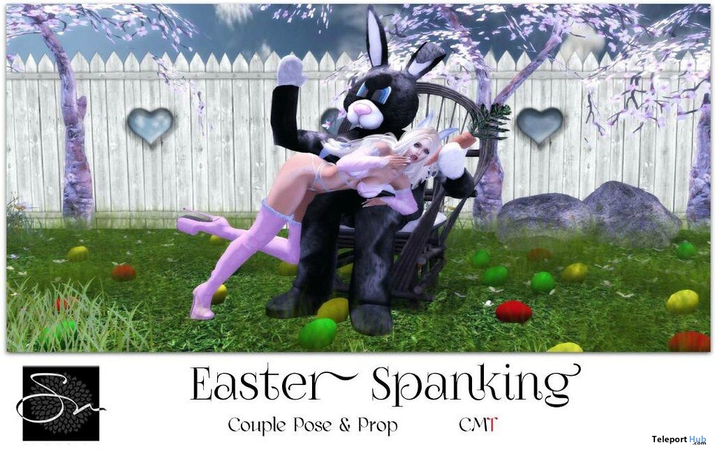 Easter Spanking Couple Pose April 2019 Group Gift by Something New - Teleport Hub - teleporthub.com