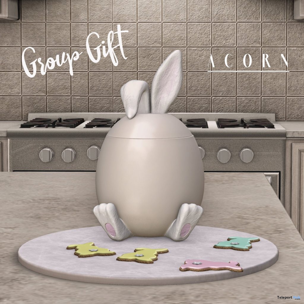 Easter Rabbit Egg Container April 2019 Group Gift by ACORN - Teleport Hub - teleporthub.com