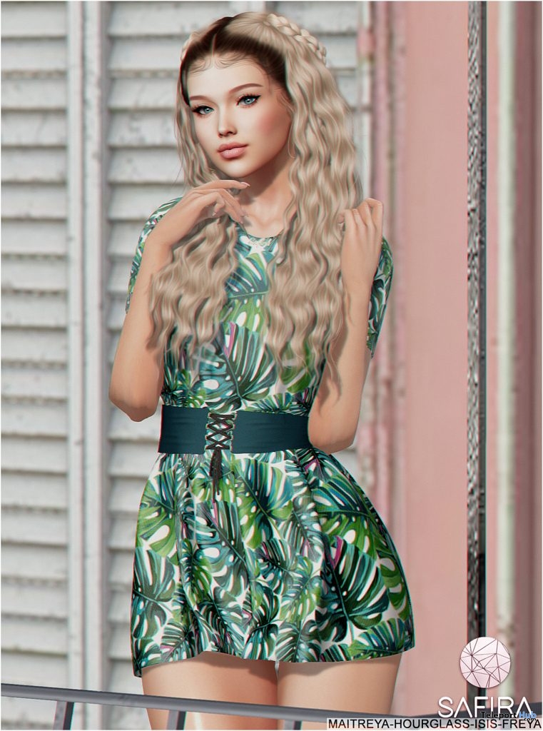Sophie Dress Exclusive Pattern April 2019 Group Gift by Safira - Teleport Hub - teleporthub.com