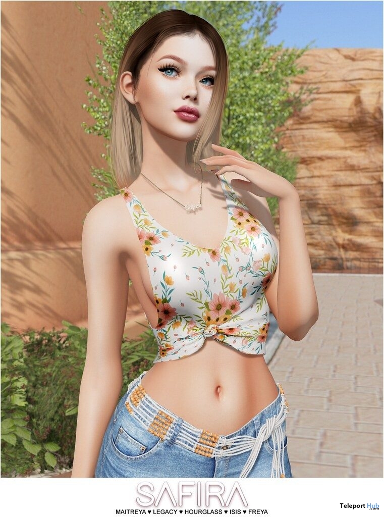 Ellie Top Fatpack June 2019 Group Gift by Safira - Teleport Hub - teleporthub.com