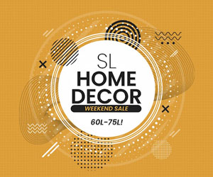 SL Home Decor Weekend Sale Package B 300×250 Ad