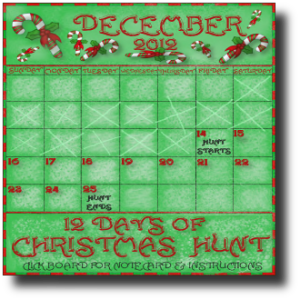 12 days of christmas hunt 2012 - teleporthub.com