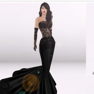 Muse Black Dress Group Gift by CW (Celestinas Wedding) - Teleport Hub - teleporthub.com