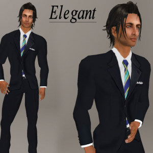 Elegant Tuxedo by QQ Fashion - teleporthub.com