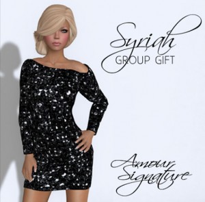 Syriah Mesh Dress by Amour Fashion - Teleport Hub - teleporthub.com