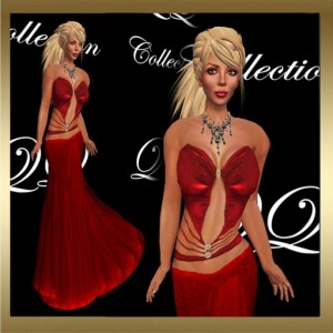 Siren Red Dress by QQ Fashion - Teleport Hub - teleporthub.com