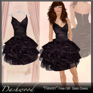 "Raven" Short Party Dress by Dashwood - Teleport Hub - teleporthub.com