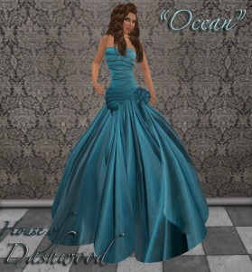 Ocean Formal Dress by Dashwood ~ Collection ~ - Teleport Hub - teleporthub.com