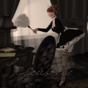 French Maid Outfit and Animated Duster by Plausible Body - Teleport Hub - teleporthub.com