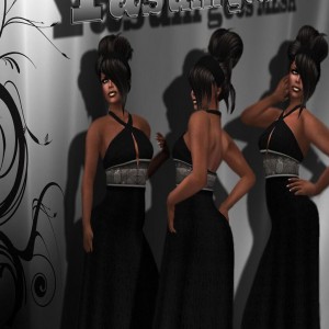 Mesh Knitted Dream Black Dress by Yasum Designs - Teleport Hub - teleporthub.com