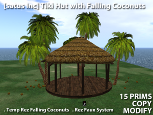 Tiki Hut with Falling Coconuts - Teleport Hub - teleporthub.com