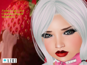 Fashion Lips Color CupCake & Chocolate Dipped Strawberry Group Gift by {AIMI} SKIN - Telelport Hub - teleporthub.com