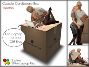 Cuddle Cardboard Box by OBF - Teleport Hub - teleporthub.com