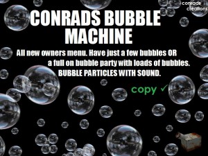 Bubble Machine by Conrads Creations - Teleport Hub - teleporthub.com