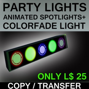 Color-fade Disco Lights by Leety's Sound & Light - Teleport Hub - teleporthub.com