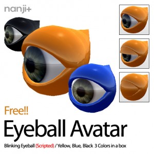 Eye Ball Avatar by nanji+ - Teleport Hub - teleporthub.com 