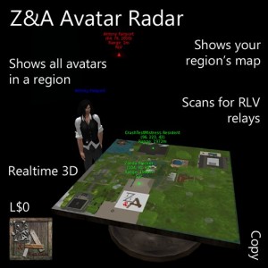 Z&A Avatar Radar by Z&A Productions - Teleport Hub - teleporthub.com