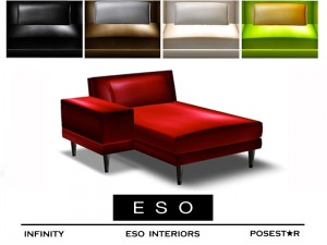 Glossy Collection Chaise Lounge by ESO - Teleport Hub - teleporthub.om