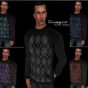 Disegno Mesh Sweater Fat Pack Group Gift by Rispetto Designs - Teleport Hub - teleporthub.com