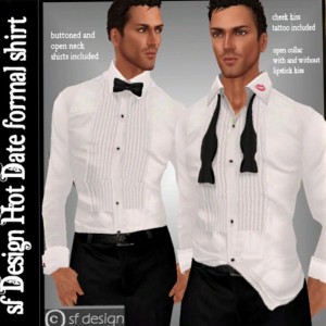 Hot Date Formal Shirt Group Gift by sf Design - Teleport Hub - teleporthub.com