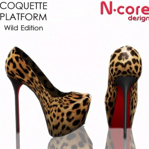 Coquette Platform Wild Edition Leopard Pattern Heels Group Gift by N-core Design - Teleport Hub - teleporthub.com
