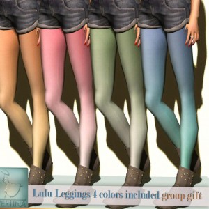 Lulu Legging 4 Colors Group Gift by WERTINA - Teleport Hub - teleporthub.com