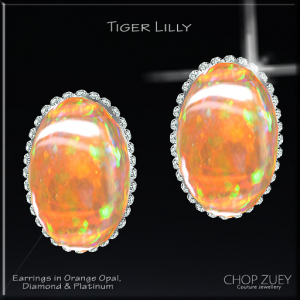 Tiger Lilly Earring Gift by Chop Zuey - Teleport Hub - teleporthub.com