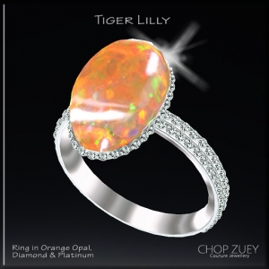 Tiger Lilly Ring Group Gift by Chop Zuey - Teleport Hub - teleporthub.com