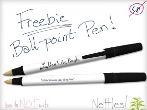 Bay City Bugle Ball-point Pen by Nettles! - Teleport Hub - teleporthub.com