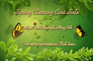 Spring Cleaning Cart Sale - Teleport Hub - teleporthub.com