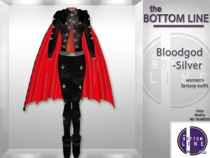 Bloodgod Silver Outfit by the Bottom Line - Teleport Hub - teleporthub.com