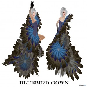 Bluebird Dress Group Gift by Boudoir - Teleport Hub - teleporthub.com