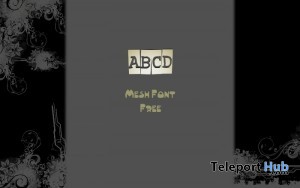 Mesh Font Xerography by Mahmut Viper - Teleport Hub - teleporthub.com