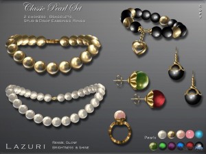 Classic Pearl Set Gift Set by Lazuri - Teleport Hub - teleporthub.com