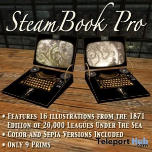 SteamBook Pro Portable Computing Device by BlakOpal Designs - Teleport Hub - teleporthub.com