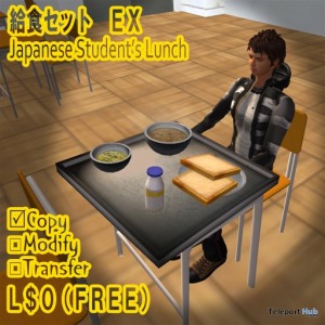 Kyushoku Set EX Japanese School Lunch Set by Kabuki Ewing - Teleport Hub - teleporthub.com