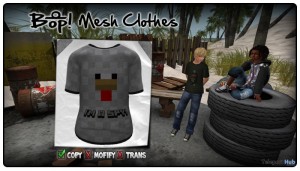 Minecraft Chicken Mesh T-Shirt by bop! - Teleport Hub - teleporthub.com
