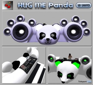 Full Perm Mesh Panda DJ Booth by {XO} - Teleport Hub - teleporthub.com