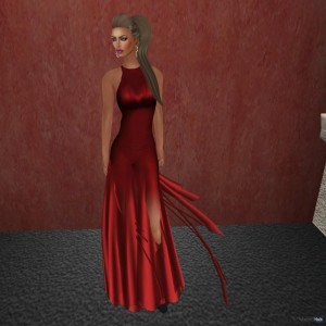Pepper Red Gown Group Gift by Ydea - Teleport Hub - teleporthub.com